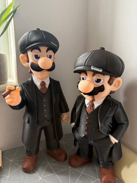 MARIO AND LUIGI SHELBY Statue Cross Over