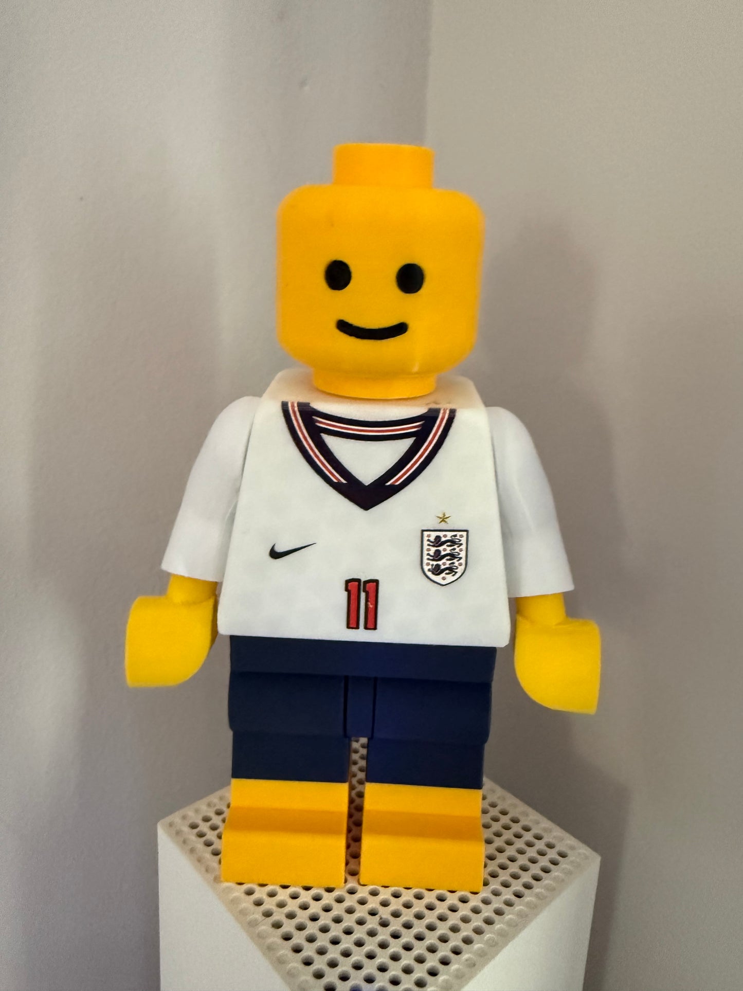 Custom Large Brick Man Standing 20cm Tall Others to choose from in shop