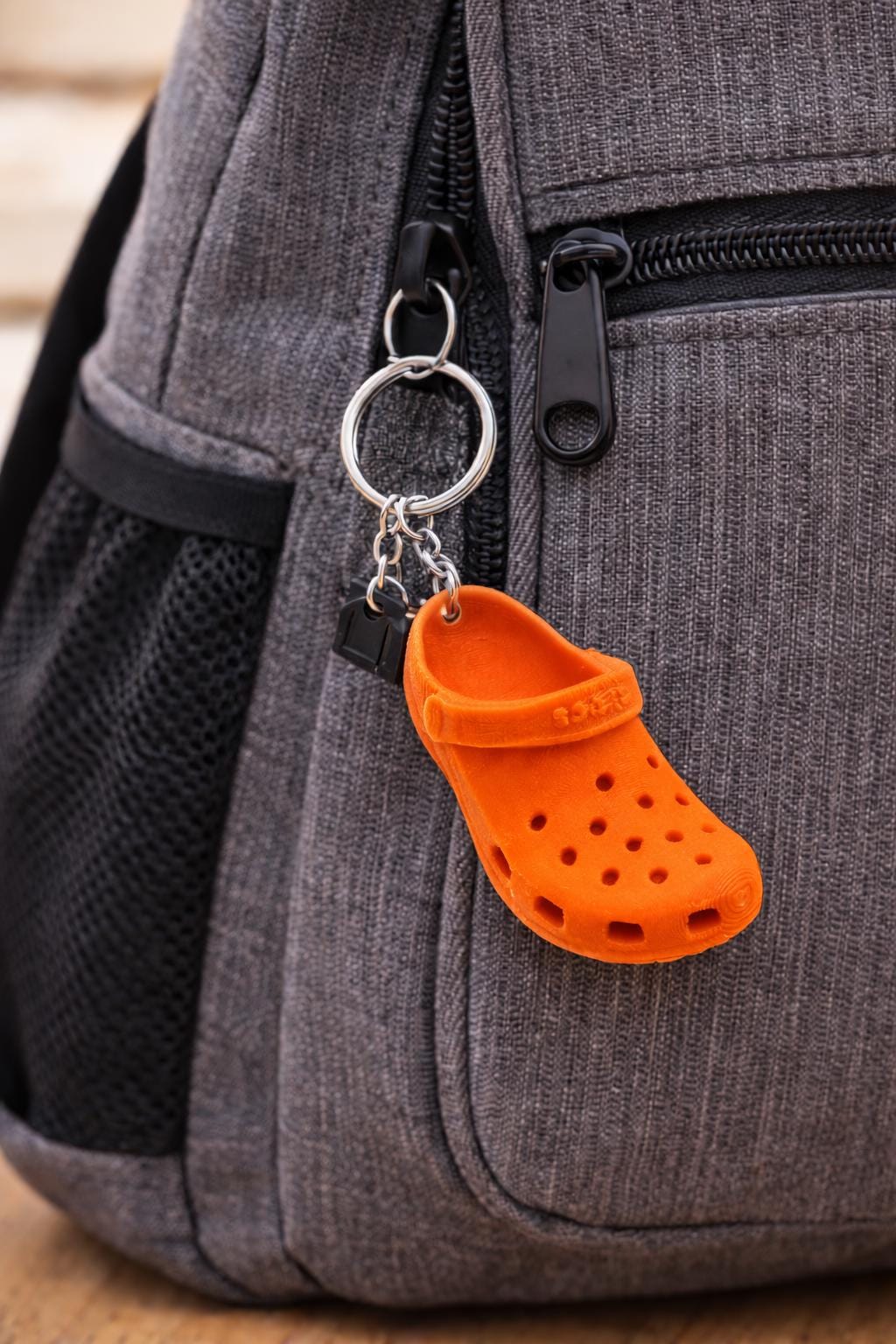 Mini Croc Shoe Keychain – Colorful Clog Bag Charm Accessory