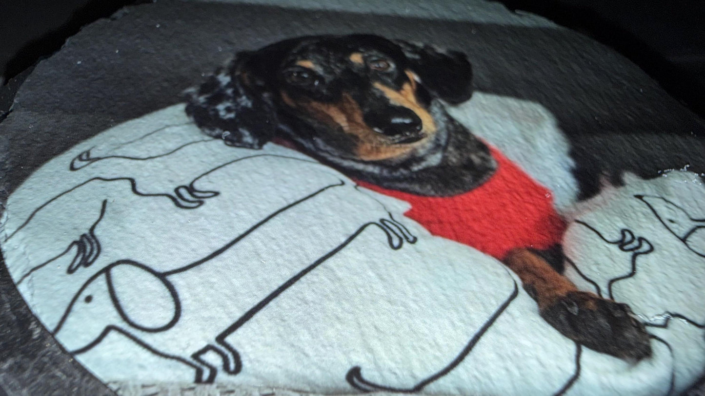 Custom printed Coaster. Have you Pet, Child, Car or family.