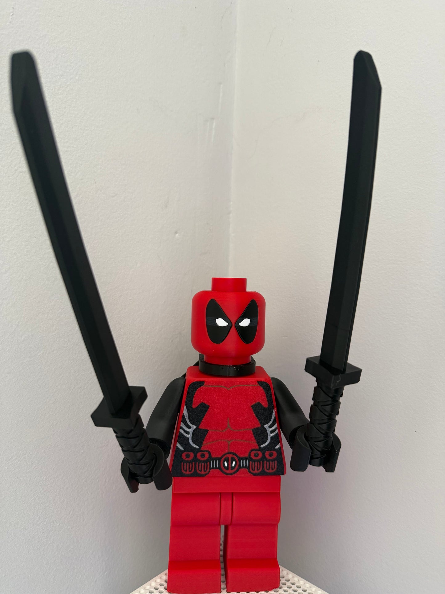 Deadpool Brick Man Standing 20cm Tall Others to choose from in shop Giant Brick Man l
