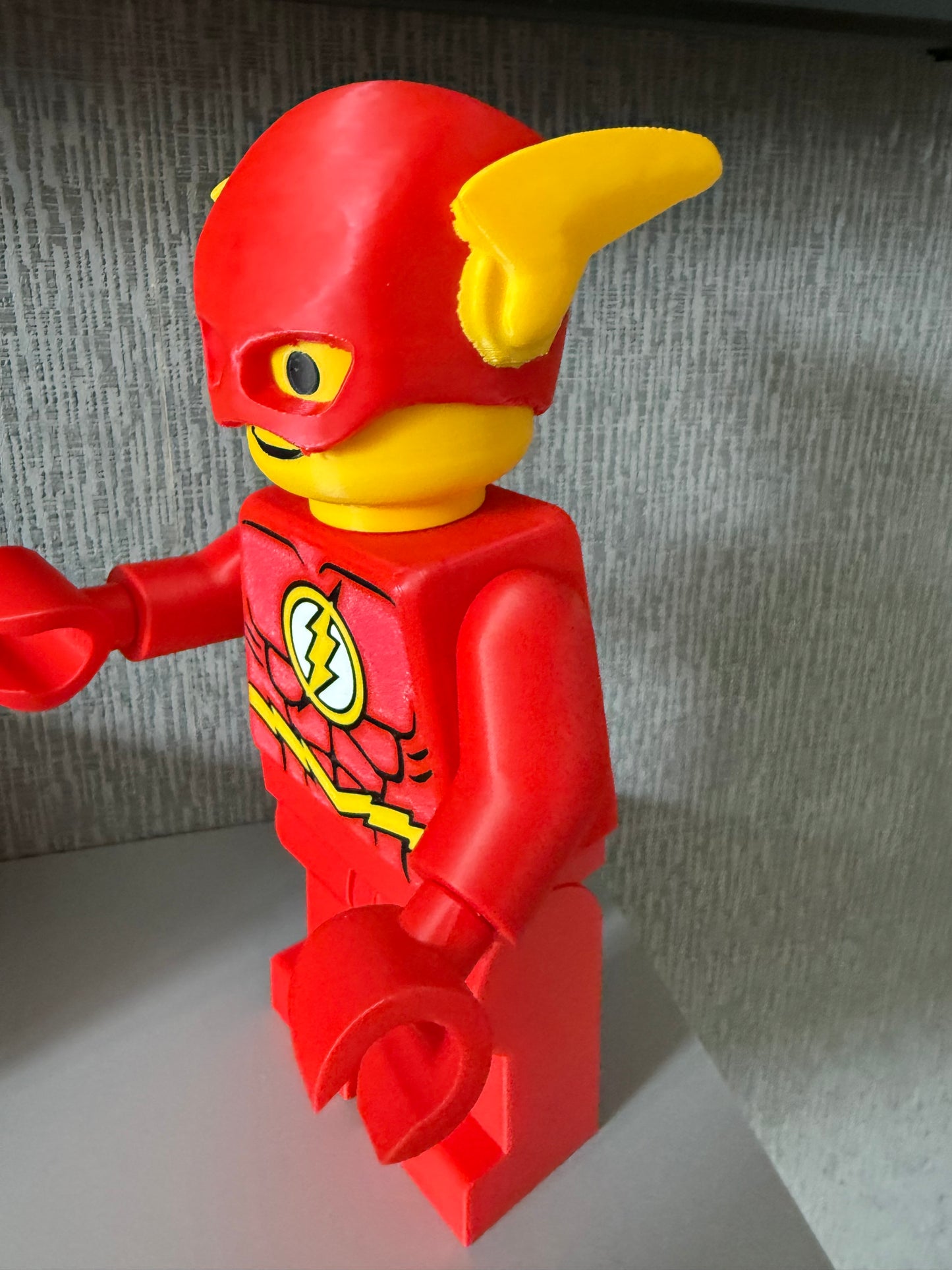 The Flash Brick Man Standing 20cm Tall Others to choose from in shop Giant Lego Man