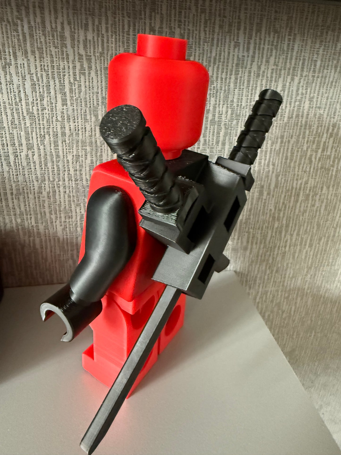 Deadpool Brick Man Standing 20cm Tall Others to choose from in shop Giant Brick Man l
