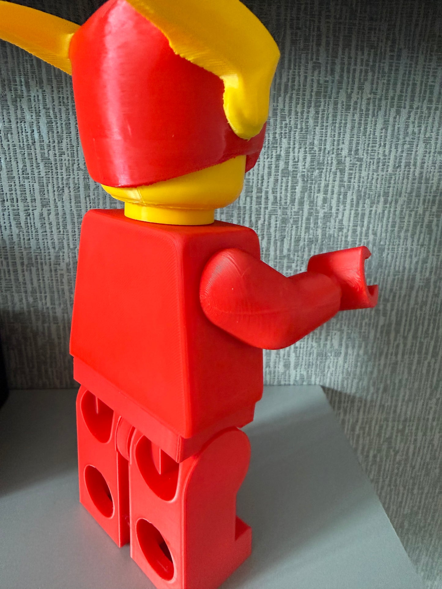 The Flash Brick Man Standing 20cm Tall Others to choose from in shop Giant Lego Man