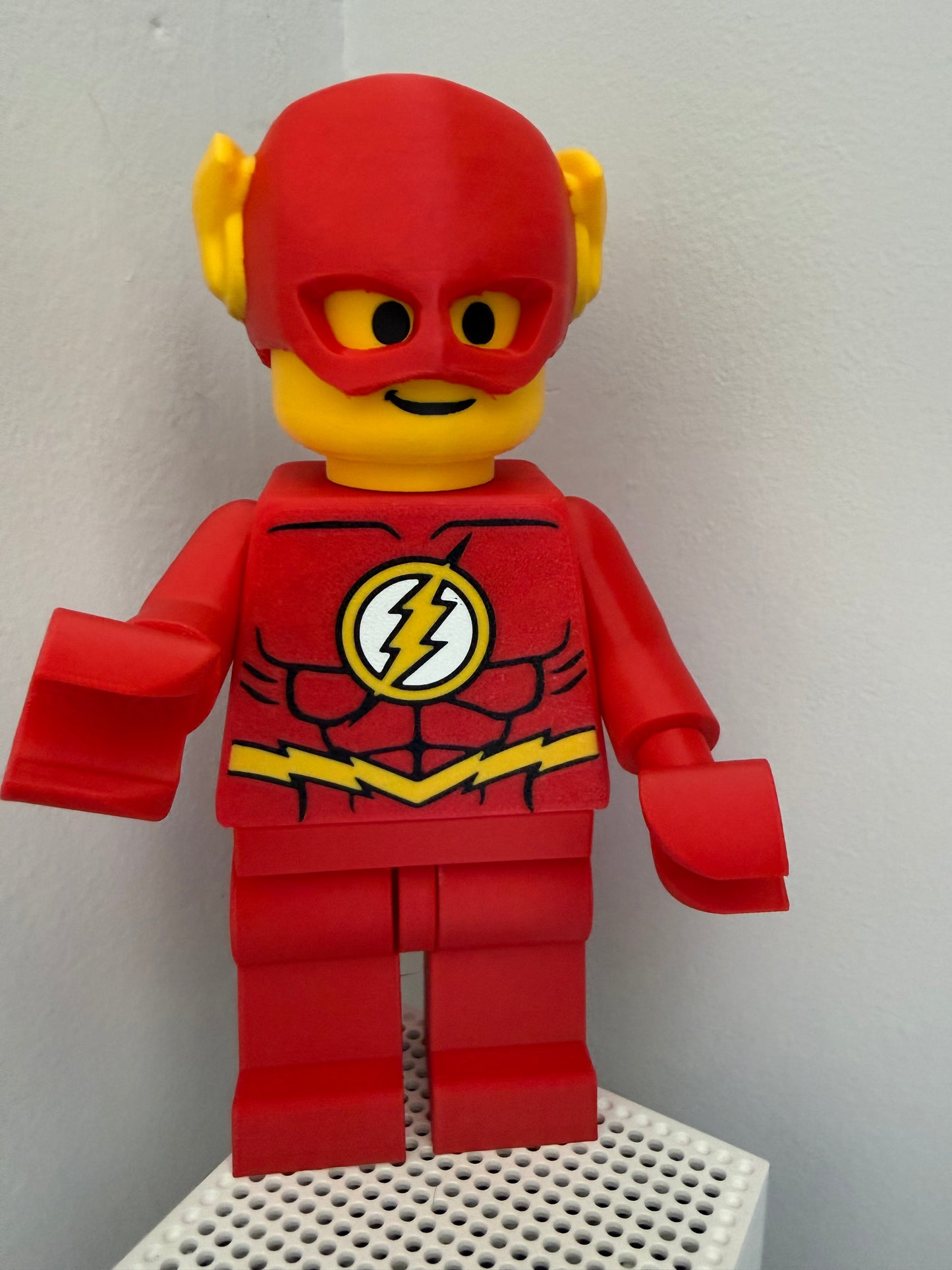 The Flash Brick Man Standing 20cm Tall Others to choose from in shop Giant Lego Man