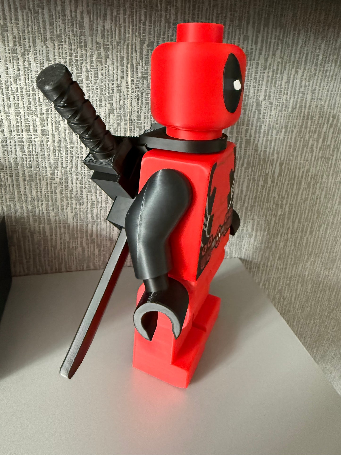 Deadpool Brick Man Standing 20cm Tall Others to choose from in shop Giant Brick Man l