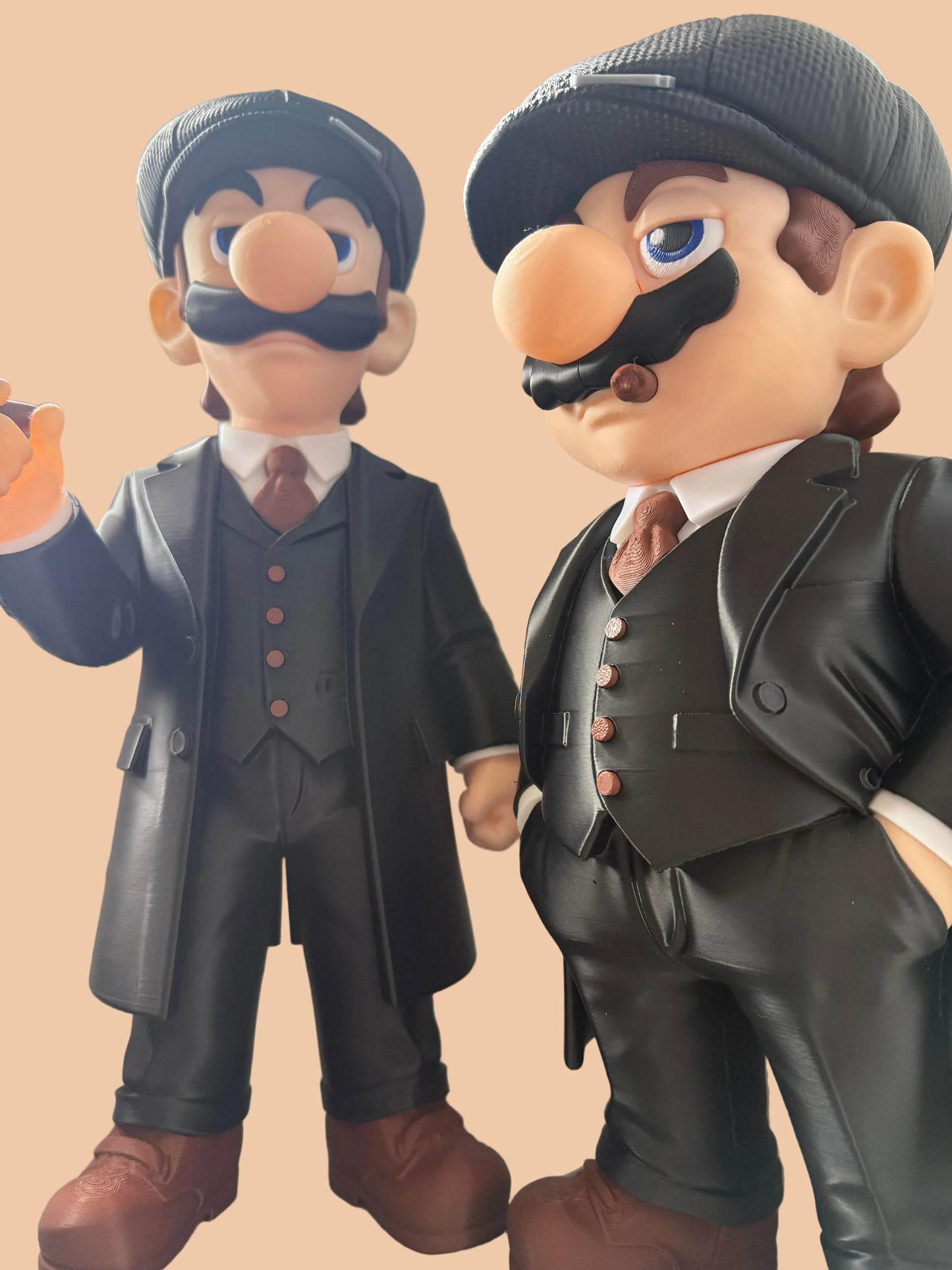 MARIO AND LUIGI SHELBY Statue Cross Over