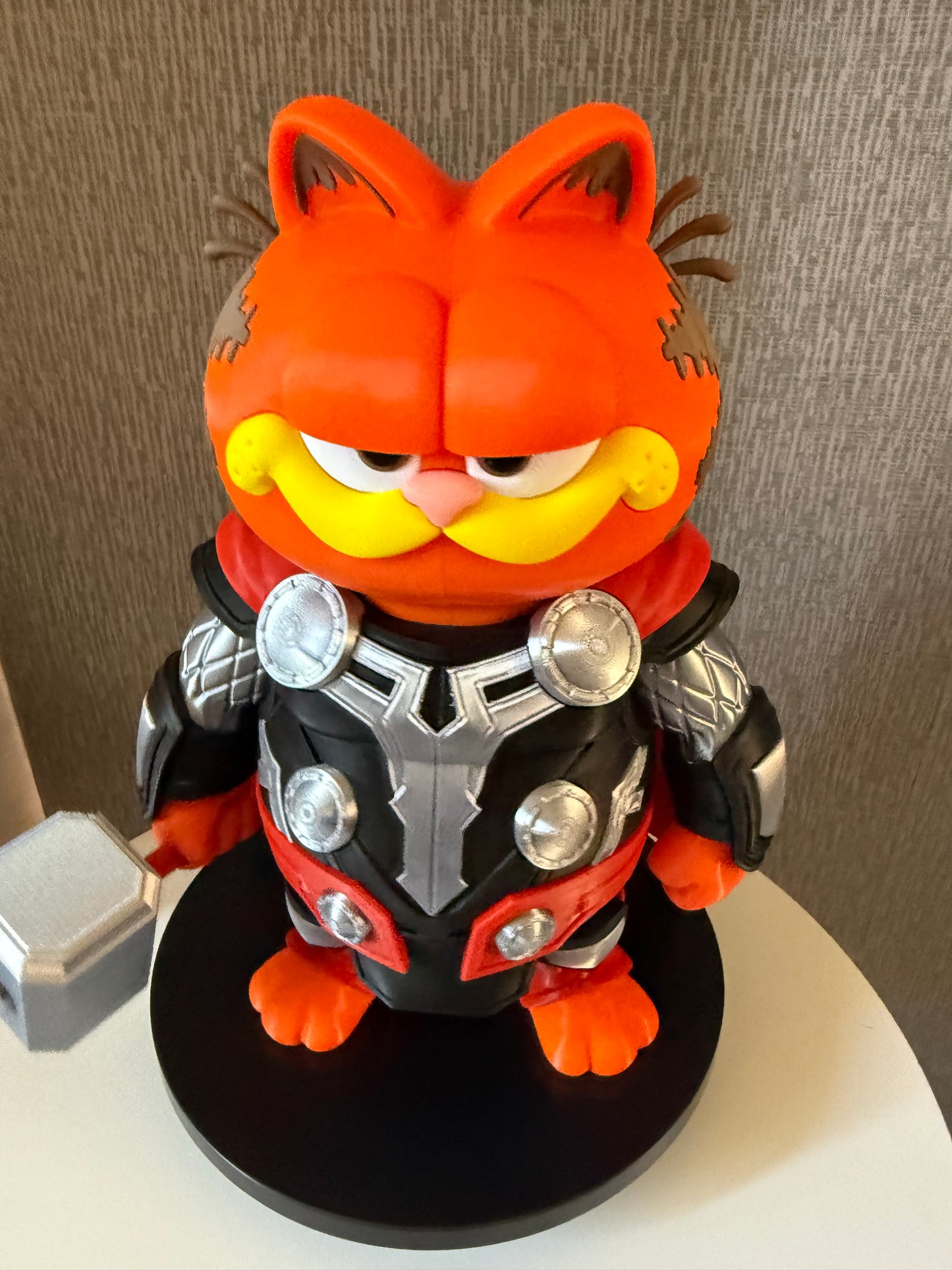Custom Thor Garfield Figure | Large 3D Printed Collectible Fan Art Statue Gift