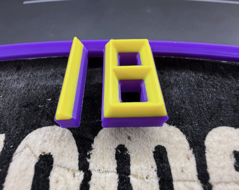 Great 3d printed dartboard number ring with angled numbers and choice of colour