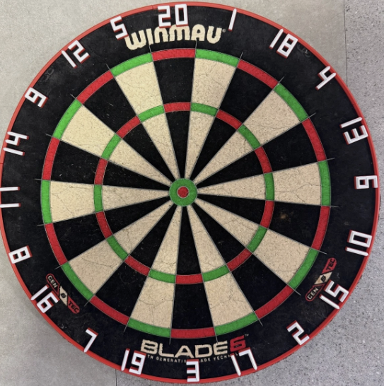 Great 3d printed dartboard number ring with angled numbers and choice of colour
