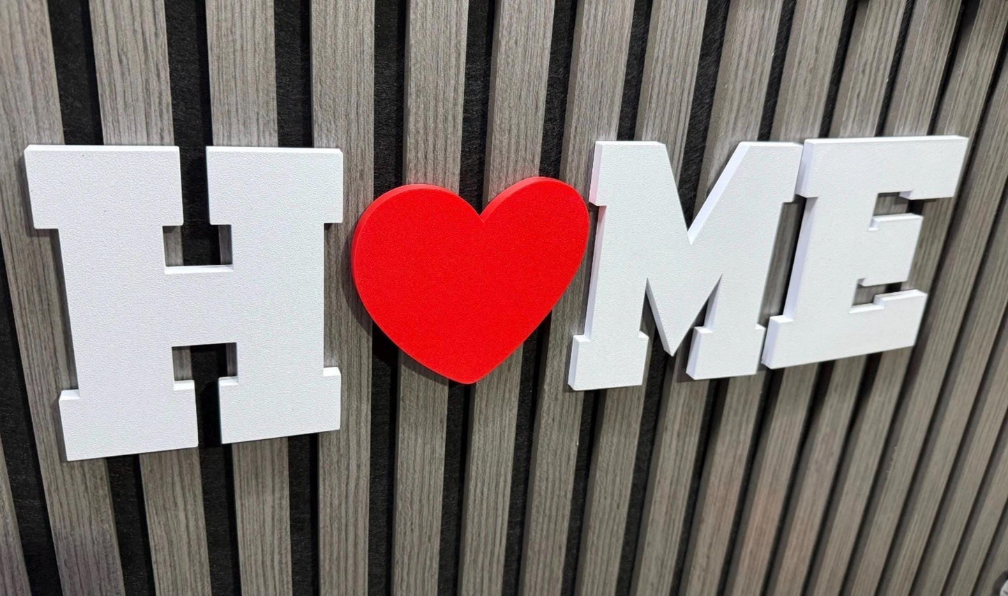 Home Sign for Acoustic Wood Panel - Push And Twist - White or Custom Colours