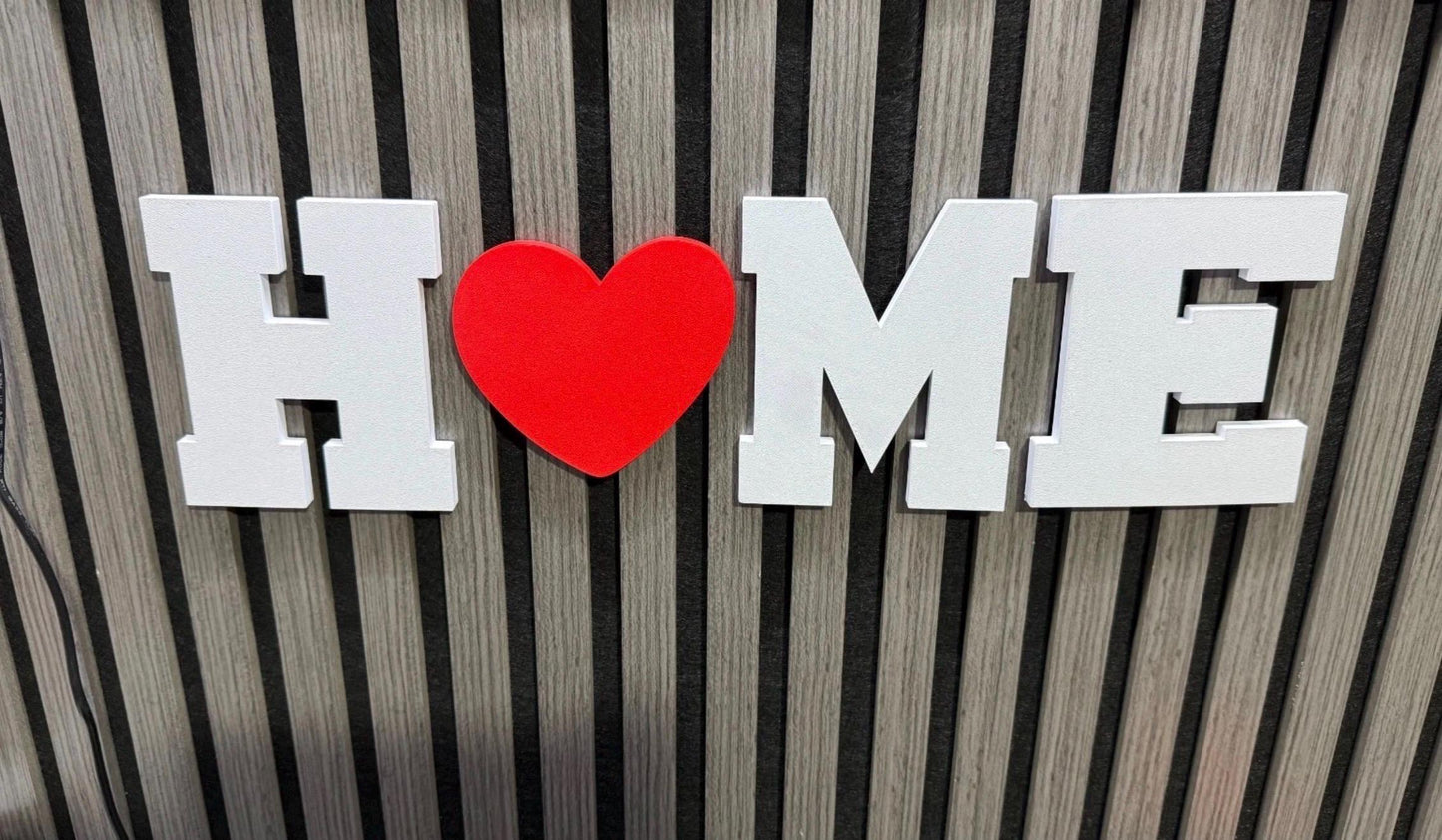 Home Sign for Acoustic Wood Panel - Push And Twist - White or Custom Colours