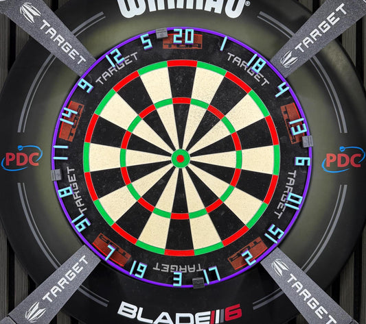 Angled Dartboard Number Ring – Replacement for Standard Bristle Boards