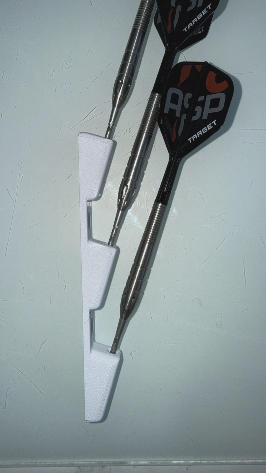 Personalised Darts Holder for Acoustic Wood Panels – Holds 3 Darts