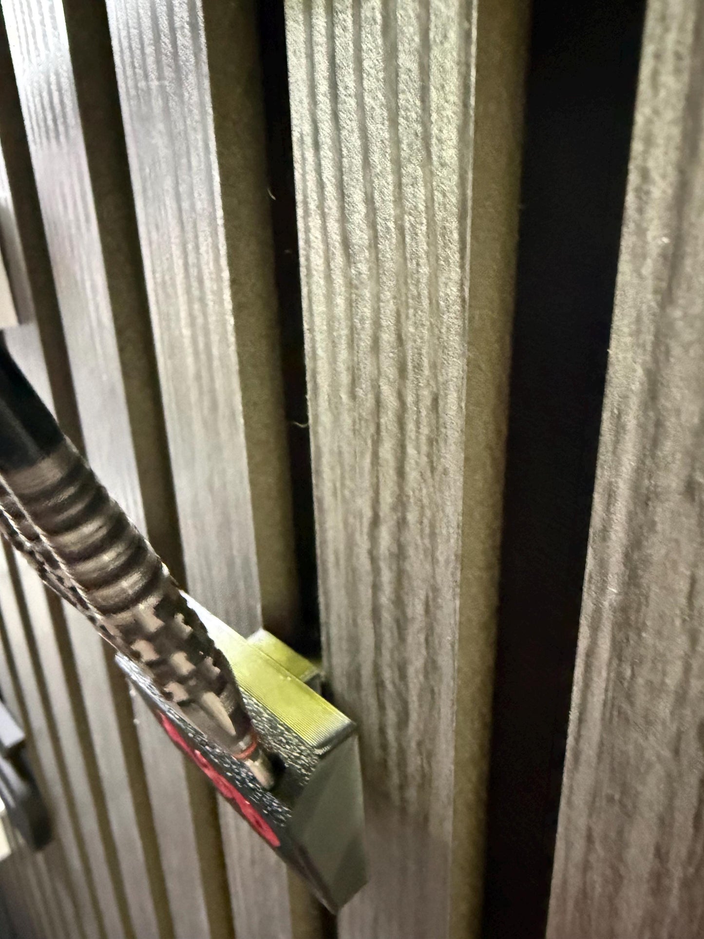 Personalised dart hold that is designed for Acoustic wood panels.