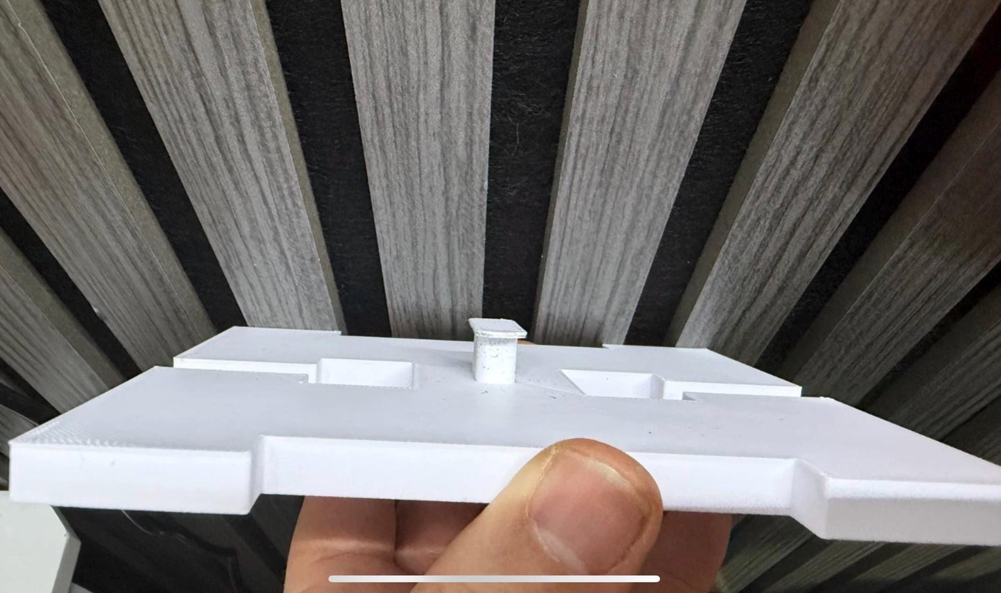 Home Sign for Acoustic Wood Panel - Push And Twist - White or Custom Colours