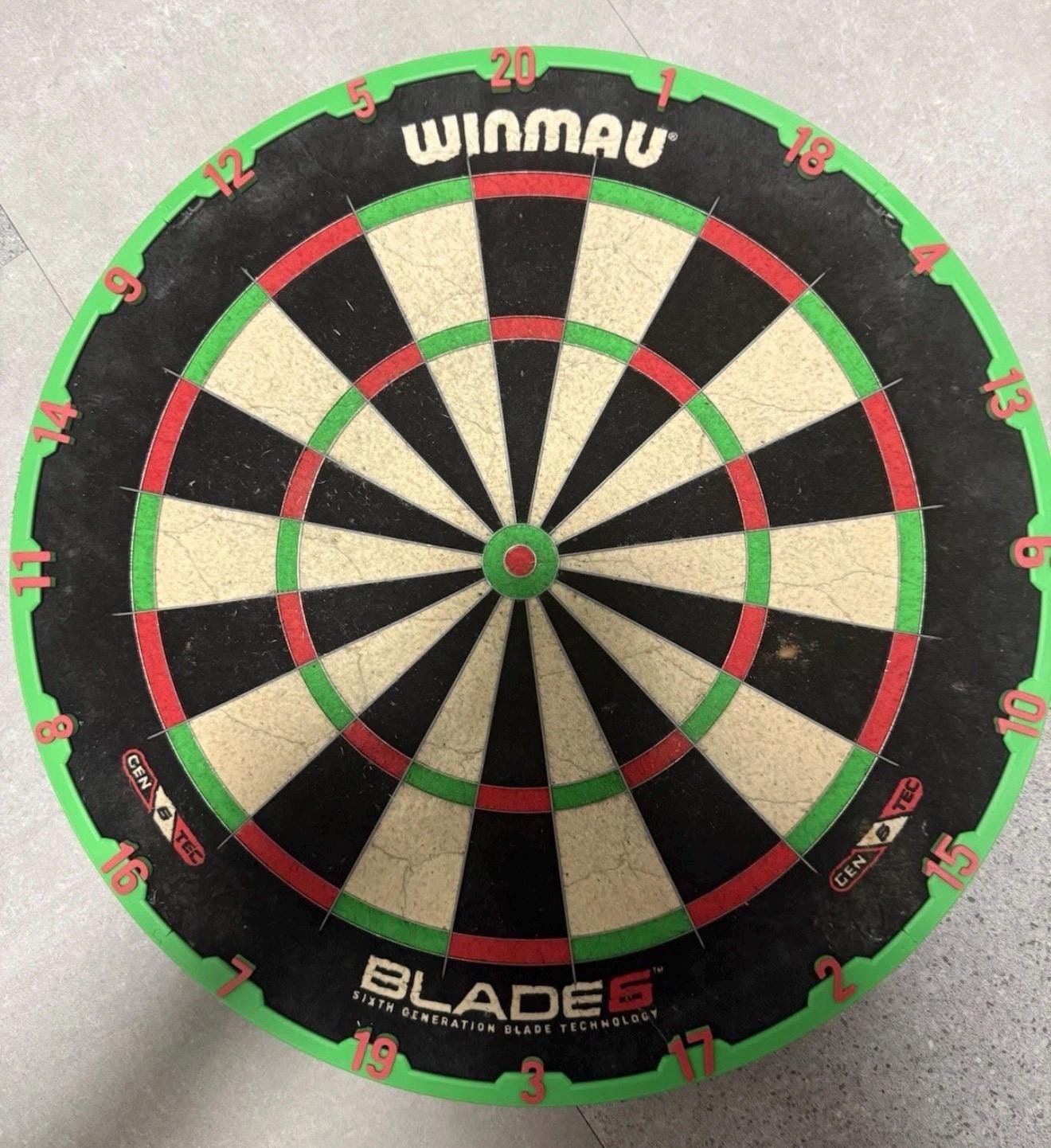 Custom Dartboard Number Ring – 450mm Replacement for Bristle Boards