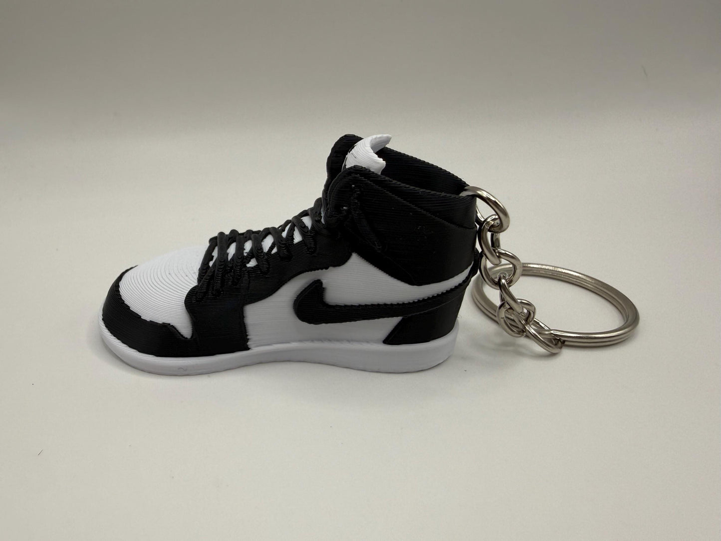 Mini Sneaker Panda Dunks Keychain 7cm 3D Printed Trainer Shoe Keyring Bag Charm