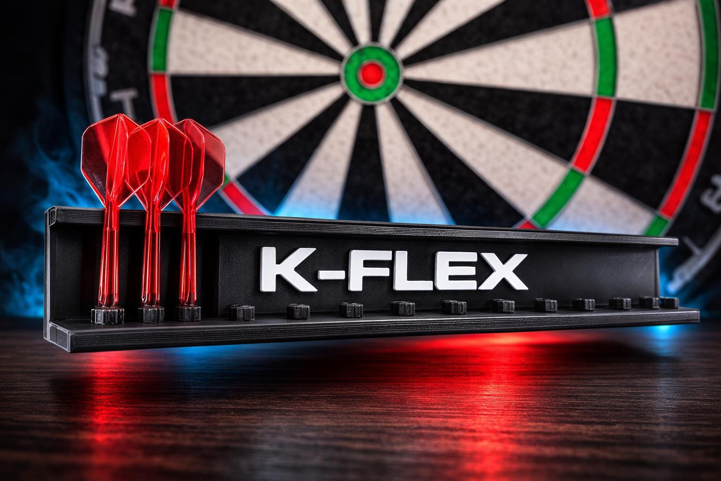 3D Printed K-Flex Dart Flight Holder Stand, Organizer for Dart Setup