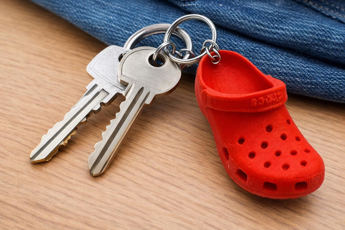 Mini Croc Shoe Keychain – Colorful Clog Bag Charm Accessory