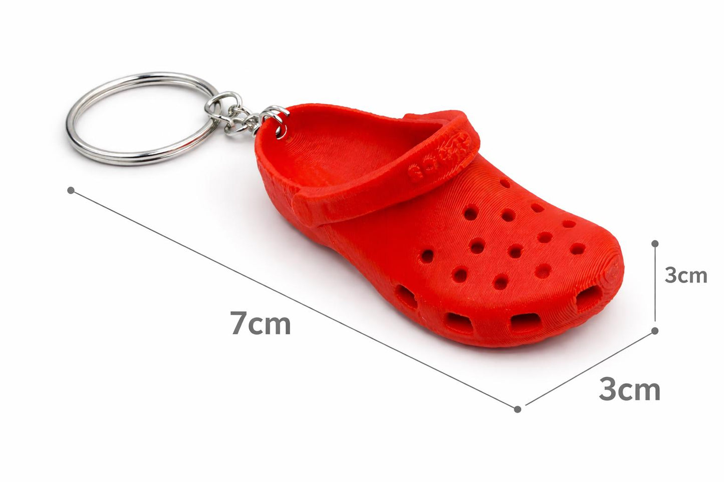 Mini Croc Shoe Keychain – Colorful Clog Bag Charm Accessory