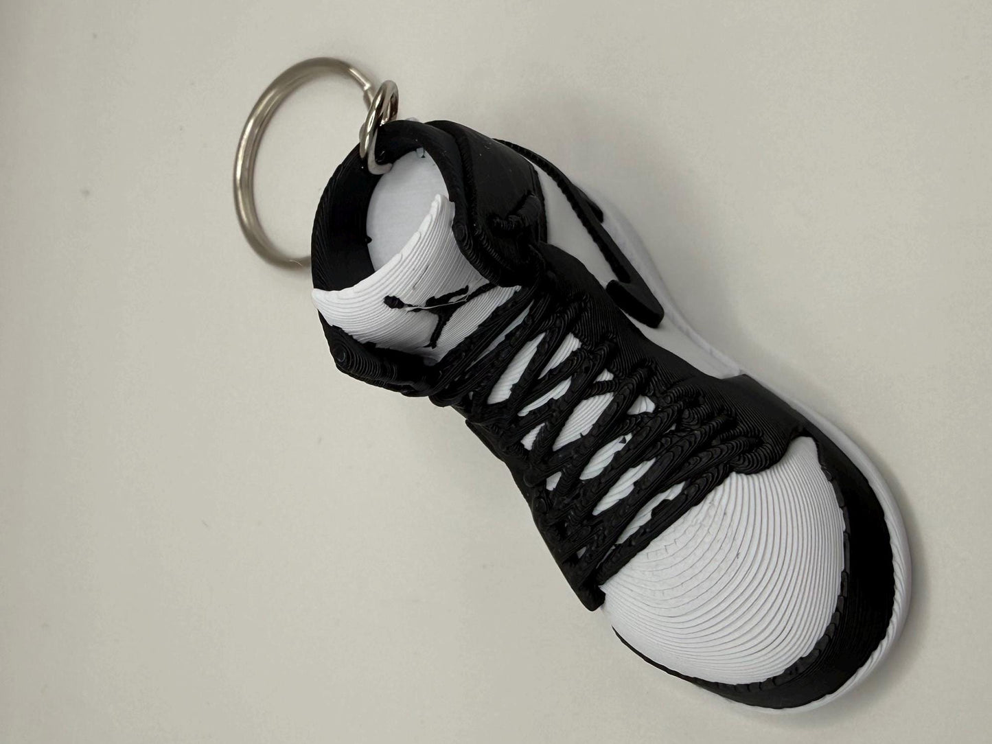 Mini Sneaker Panda Dunks Keychain 7cm 3D Printed Trainer Shoe Keyring Bag Charm