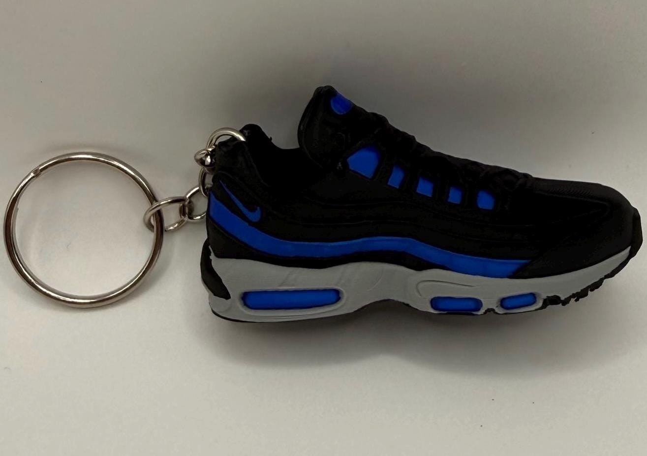 Mini Sneaker Keychain: 3D Printed Nike Air 95 Style Shoe Bag Charm