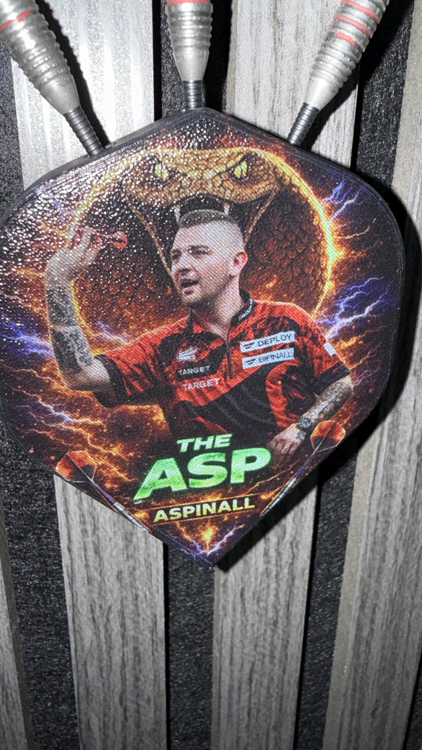 Custom Dart Flight Display Holder: Player-Inspired Designs Any Design Possible