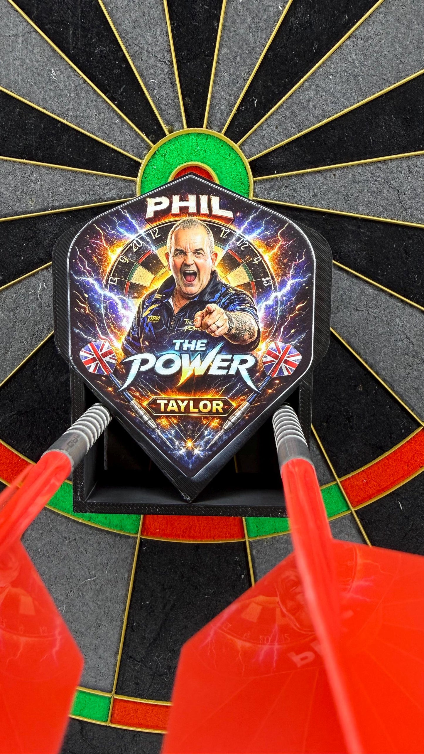 Custom Dart Flight Display Holder: Player-Inspired Designs Any Design Possible