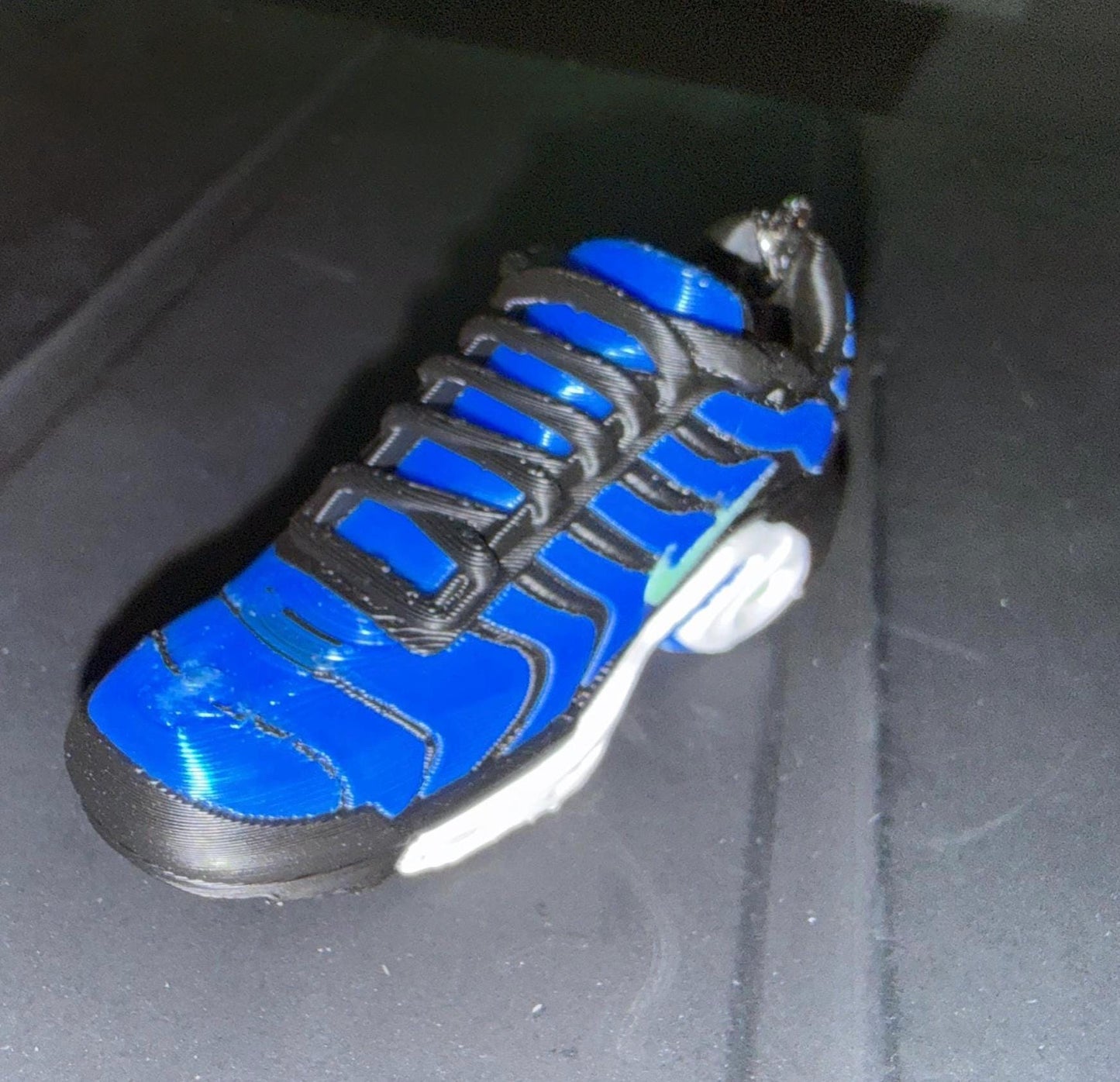 Mini Sneaker Keychain: 3D Printed Nike Air TN Style Shoe Bag Charm