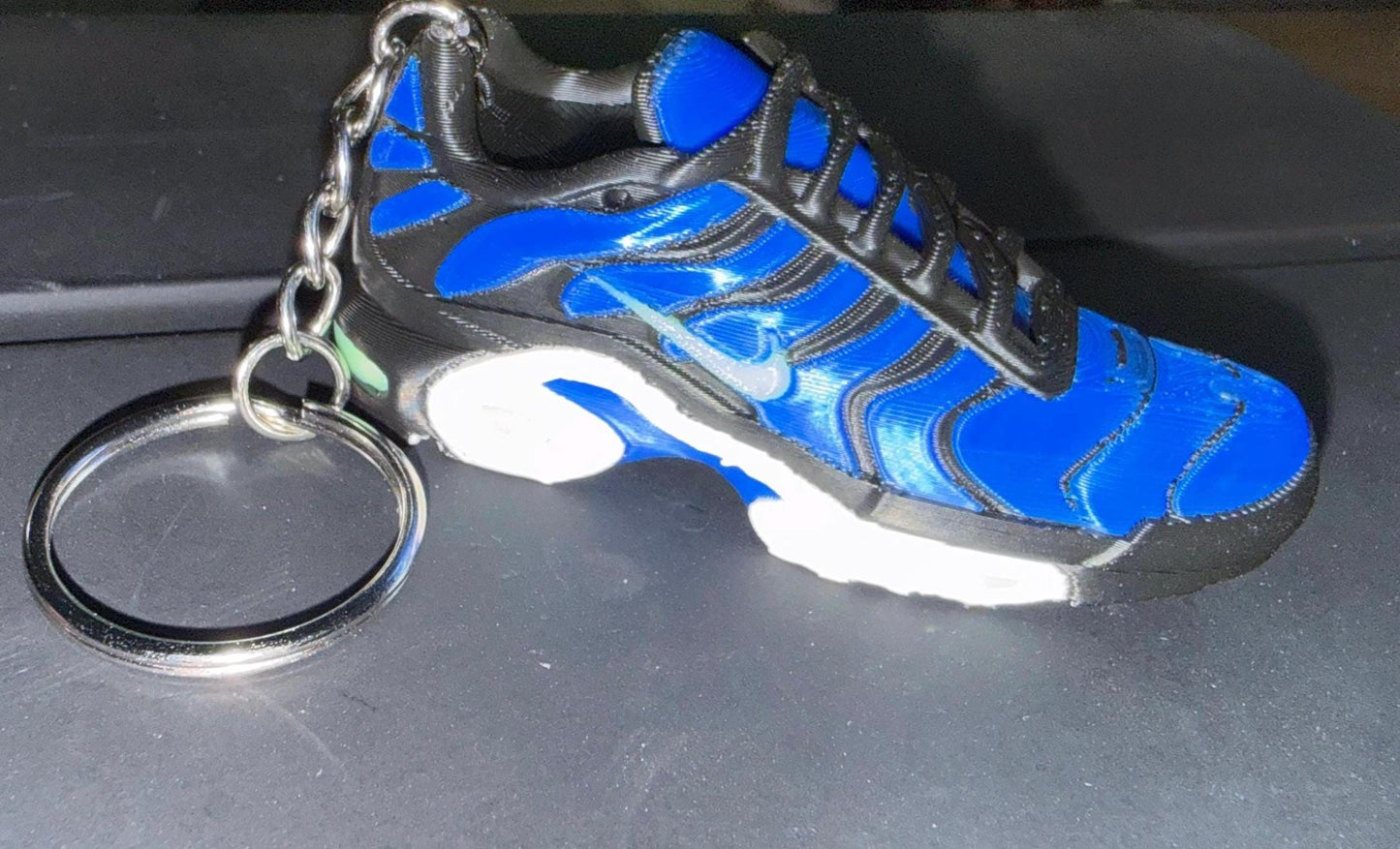 Mini Sneaker Keychain: 3D Printed Nike Air TN Style Shoe Bag Charm