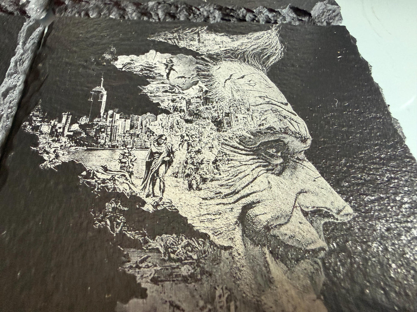 Engraved Themed Coasters: Gotham Meets Metropolis with Batman, Joker, Harley and Superman