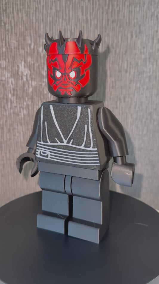 Darth Maul Brick Man Standing 20cm Tall Others to choose from in shop Giant Brick Man